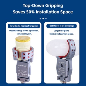 Robotic Preform Gripper Vertical Pneumatic <b>Clamp</b> Sensor Detection Cylindrical Tube Handling Injection Molding Automation Tooling - Product Image 3