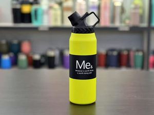 Bouteille Thermique Sportive 750ml 950ml en Acier Inoxydable 304, Tasse Isotherme Sous Vide avec Couvercle et Poignée, Portable - Product Image 1