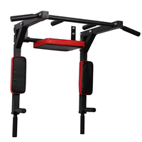 Barras Paralelas de Acero Resistente para Gimnasio en Casa, Barra de Dominadas Montada en la Pared, Equipo de Entrenamiento de Fuerza, Barras Paralelas en la Pared