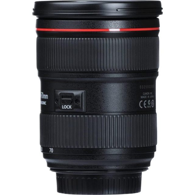 used camera Canon EF 24-70mm f\/2.8L II USM Standard Zoom Lens Black