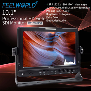 V1 FW1018SP Feelworld จอภาพติดกล้องหน้าจอ IPS HD เครื่องมือสร้างภาพยนตร์รองรับโลโก้ออกแบบได้เองโรงงานโดยตรง - Product Image 2