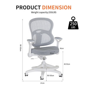 工場直販リフト回転人間工学キッズスタディチェアODM子供用屋内読書チェア - Product Image 3