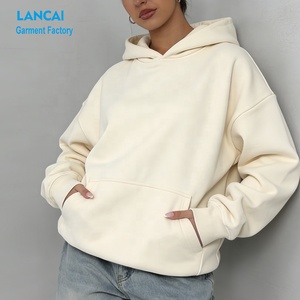 Sudadera con Capucha Extra Grande para Mujer, Estilo Casual de Invierno, Felpa de Algodón Grueso, Bordado, Holgada - Product Image 2