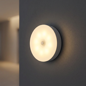 USB <b>Rechargeable</b> <b>LED</b> Motion Sensor Wireless Modern White PC Night <b>Light</b> for Bedroom - Product Image 2