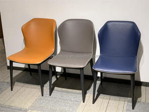 Silla de Comedor de Cuero Moderna y Lujosa con Respaldo Ajustable y Extensible, Color Personalizable - Muebles para el Hogar - Product Image 3