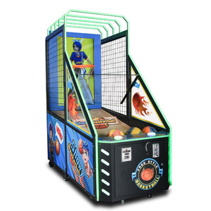 Macchina da Gioco Arcade Elettronica Mini Basket con Slot per Monete, Telaio in Metallo, Interfaccia in Inglese per 1 Giocatore, Uso Interno - Product Image 5