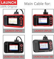 LAUNCH 100% Cable principal original para LAUNCH CRP123E/ CRP129E/123X/129X OBD2 Cable de repuesto