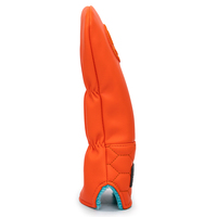 Nouveau design couvre-chef en tissu pour conducteur de golf couvre-chef de club de golf bois de parcours orange couvre-chef de golf personnalisé