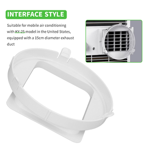 Joint d'extension de conduit d'échappement de <span class=keywords><strong>climatiseur</strong></span> <span class=keywords><strong>mobile</strong></span> amélioré Matériaux et accessoires en ABS pour un usage domestique - Product Image 3