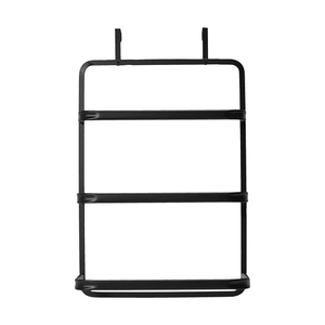 Giá Treo Khăn Phòng Tắm Bằng Kim Loại 68Cm X 42Cm X 17.5Cm Giá Treo Khăn Màu Đen Ba Tầng - Product Image 2