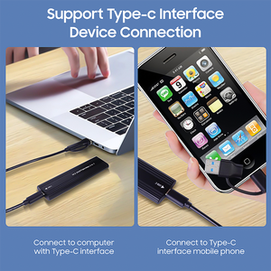 Nhôm M.2 SSD trường hợp NVMe SATA SSD 4TB hộp loại C USB3.1 công cụ miễn phí 2 trong 1 NGFF NVMe sataexternal M2 NVME SSD bao vây - Product Image 6