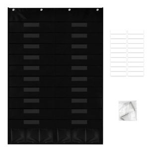 Classroom Office 20 6 Pockets <b>File</b> Classification Hanging Storage Bag Wall-Mounted <b>Folder</b> Buggy Bag - Product Image 5