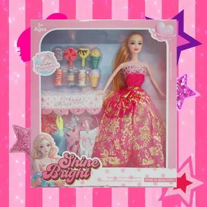 KSF 11-Inch vinil ABS prenses moda bebek 5 + Years-Unisex hediye fikri için bol aksesuarlar ile - Product Image 3