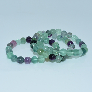 Bracelet en Fluorite Naturelle Multicolore 4/6/8/10/12mm pour Femmes et Hommes - Vente en Gros - Product Image 4