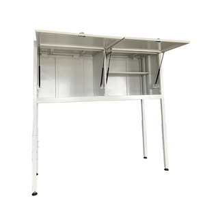 Solution de stockage forte sur capot grande capacité boîte de rangement d'outils de <span class=keywords><strong>Garage</strong></span> en métal de stationnement de voiture sur l'armoire de capot de voiture - Product Image 2