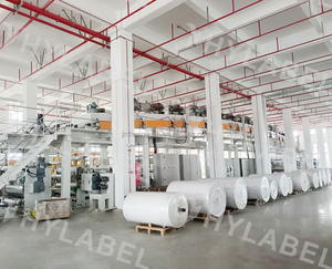 1530mm nhà máy <span class=keywords><strong>50</strong></span> <span class=keywords><strong>UM</strong></span> sáng bạc boppjumbo cuộn tự dính nhãn phim Polypropylene nguyên liệu nhãn PP Jumbo nhãn - Product Image 4