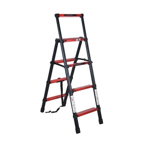 Échelles télescopiques chinoises à deux côtés, marches réglables, sécurité antidérapante, escaleras telescópicas de aluminio plegables - Product Image 1