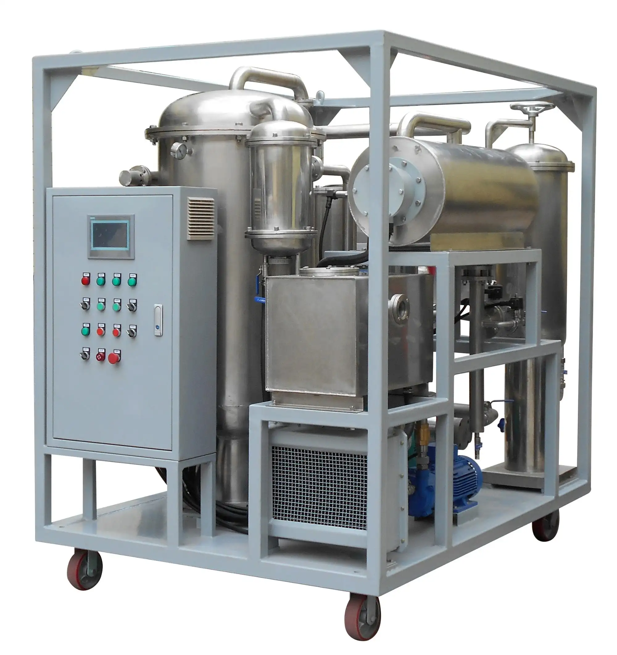 Pabrik LUSHUN Cina Multi-fungsi Sistem Vakum Hidrolik Tanaman Filtrasi Minyak, Mesin Pemurni Minyak Turbin
