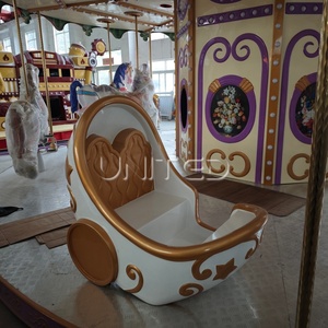 Carrusel de Parque de <span class=keywords><strong>Atracciones</strong></span>, 24 Caballitos, Estilo Europeo, Alta Calidad, Juego Mecánico de Carrusel en Venta - Product Image 5