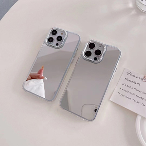 Nuova custodia per telefono da donna semplice in TPU+PU con <span class=keywords><strong>specchio</strong></span> galvanizzato, personalizzabile, all'ingrosso direttamente dalla fabbrica, per <span class=keywords><strong>iPhone</strong></span> 16 15 14 13 12 <span class=keywords><strong>11</strong></span> - Product Image 3