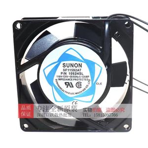 SUNON Cooling <b>Fan</b> SF11592AT 110-120V 0.12A Impedance Protected For <b>AC</b> Applications - Product Image 1