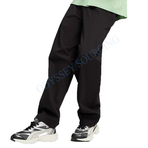 Pantalon tissé décontracté et tendance pour homme, respirant, écologique, 100 % coton, design léger pour l'été, usage quotidien et extérieur - Product Image 6