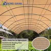 Toile d'ombrage robuste en HDPE pour plantes et protection des serres, couleur beige, taux d'ombrage 30%-95%