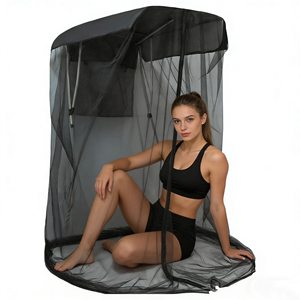 Columpio de Jardín con Mosquitera, Silla Mecedora con Toldo, Mosquitera de Viaje - Product Image 2