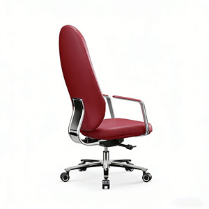 Chaises de bureau exécutives contemporaines de <span class=keywords><strong>haute</strong></span> qualité en cuir véritable avec roulettes pivotantes et hauteur réglable - Product Image 6
