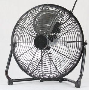 Ventilador de Pie Metálico Eléctrico con Control Mecánico, Motor AC, 3 Aspas, 3 Velocidades, Eficiente Energéticamente, para Uso Doméstico y Hotelero, en Caja de Color - Product Image 1