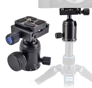 Có Thể Điều Chỉnh Nhôm Khung Hợp Kim Bóng Đầu Phát Hành Nhanh Chóng Tấm 360 ° Xoay Gimbal Ổn Định Cho Dv/<span class=keywords><strong>Dslr</strong></span>/Hành Động Máy Ảnh - Product Image 1