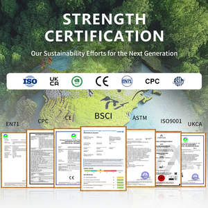 ของเล่นเด็กขายส่ง รถการ์ตูนพลาสติก 2-in-1 รูปสัตว์ ยานพาหนะขนาดเล็ก พร้อมพรม กระเป๋า แผนที่ และตัวต่อ - Product Image 5