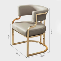 Chaise de Luxe Résistante à l'Acétone pour Équipement de Manucure, Chaises de Salon de Manucure pour Table de Manucure