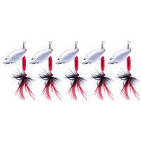 Leurre de pêche HENGJIA 7cm 8.4g, cuillère de pêche, leurre nageur, Isca, leurre artificiel pour truite, cuillères métalliques à paillettes, leurre de pêche