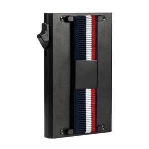 Slim RFID Blocking Aluminum Card Holder Pop Up Credit Card <b>Wallet</b> Elastic Strap <b>Metal</b> Card Case for Travel Business - Product Image 1