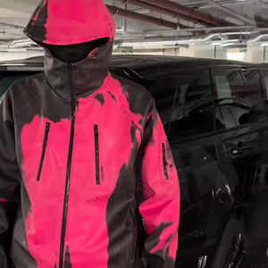 Veste coupe-vent personnalisée YYSY OEM Streetwear à fermeture éclair, <span class=keywords><strong>3</strong></span> <span class=keywords><strong>en</strong></span> <span class=keywords><strong>1</strong></span>, imperméable, réactive à la température, pour le ski, pour hommes - Product Image 3