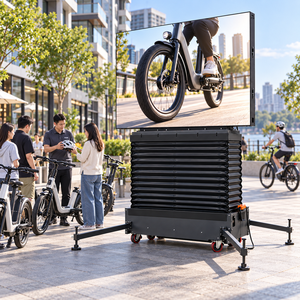 Affichage LED extérieur flexible sur roues P4, signalétique numérique publicitaire réutilisable pour événements promotionnels en extérieur, location et location pour roadshows. - Product Image 5