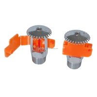 Têtes de sprinklers verticaux à réponse rapide Wanlian DN15 DN20, fabriquées dans le Fujian, accessoire standard de lutte contre l'incendie