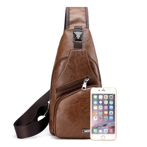 Bolsas Transversais por Atacado para Viagens ao Ar Livre, Bolsa Sling Masculina Antifurto, Pequena Bolsa de Ombro Masculina - Product Image 2