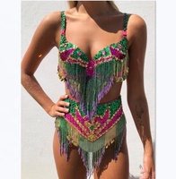 Nayaking Costume de danse du ventre pour femmes soutien-gorge et ceinture de danse du ventre Tribal Sexy costume de danse professionnel carnaval soutien-gorge ceinture