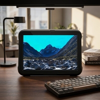 Tablette robuste montée sur véhicule excavateur IP65, terminal de données mobile 4G LTE lisible, surveillance de cabine pour la construction et l'exploitation minière