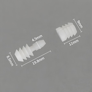 Concealed <b>Plastic</b> Male Female Connector - Hidden Expansion Fastener for Furniture Board Grille Assembly - Product Image 1
