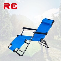 Nouveau Produit Pliant Loisirs Bureau Sieste Rouge Bleu Confortable Personnalisation Long Tabouret Chaise Longue