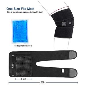 Ginocchiera Riscaldata Regolabile a 3 Temperature in Cotone Flessibile per Anziani, Sollievo dal Dolore al Ginocchio e dall'Artrite - Product Image 6