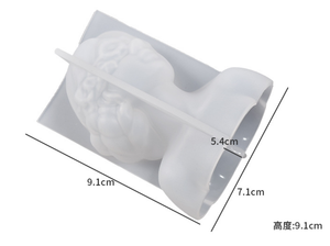 Stampo in Silicone Resistente al Calore, Antiaderente, Ecologico, Non Tossico e Riutilizzabile per Candele Profumate e Torte per Ragazze - Product Image 6