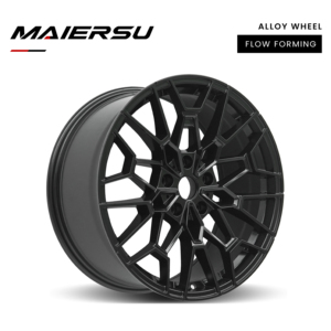Jantes en alliage 827M Star Mesh Design Flow Formed noires 19 20 pouces 8.5J 9.5J pour <span class=keywords><strong>BMW</strong></span> G80 <span class=keywords><strong>M3</strong></span> <span class=keywords><strong>CSL</strong></span> G82 M4 CS G87 M2 - Product Image 1