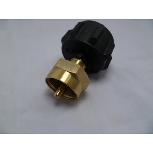 QCC1 To POL Propane Tank Conversion Connector Brass Adapter For 1 Pound Cylinder Filling With Overcurrent Protection - Product Image 2