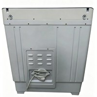 Halbautomatische Haushalts-Waschmaschine mit zwei Waschwannen, 14 kg Waschkapazität, unabhängige Wasch- und Schleudertrommeln, langlebiger Kunststoffkörper, hohe Effizienz