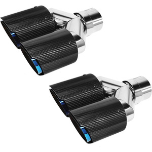 2 Piezas de <span class=keywords><strong>Tubo</strong></span> de <span class=keywords><strong>Escape</strong></span> de Fibra de Carbono Mate Modelo M con Puntas Dobles para Silenciador Trasero <span class=keywords><strong>Akrapovic</strong></span> para Sistema de <span class=keywords><strong>Escape</strong></span> de Automóvil - Product Image 6