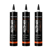 HM-627H RTV Silicone Sealant Perekat Tahan Air Suhu Tinggi Netral Cure untuk Konstruksi dan Rumah Tangga Warna Hitam 300ml Foshan